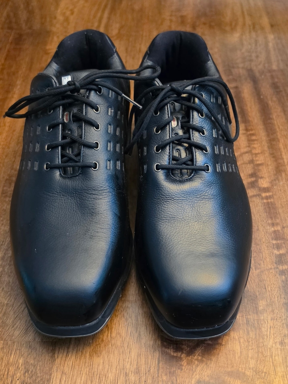 Men's Tiger Woods Black Leather Golf  - Classic Lace-Up